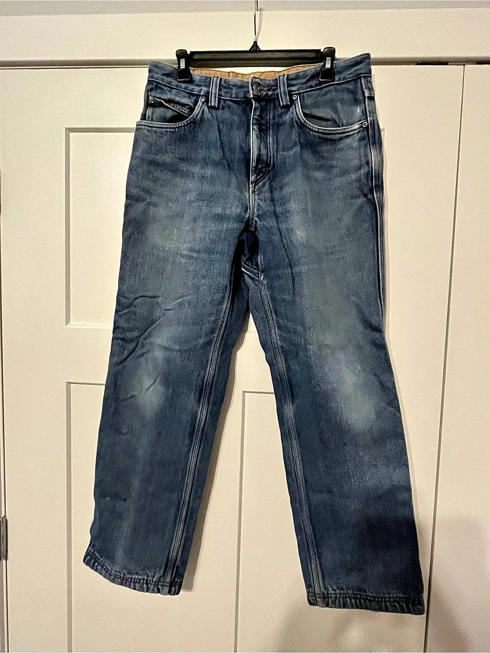 Duluth Trading Flannel Lined Jeans Relaxed Blue Jeans 32X30